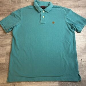 Fahrenheit Men’s Fitted Polo Blue shirt top Sz XL